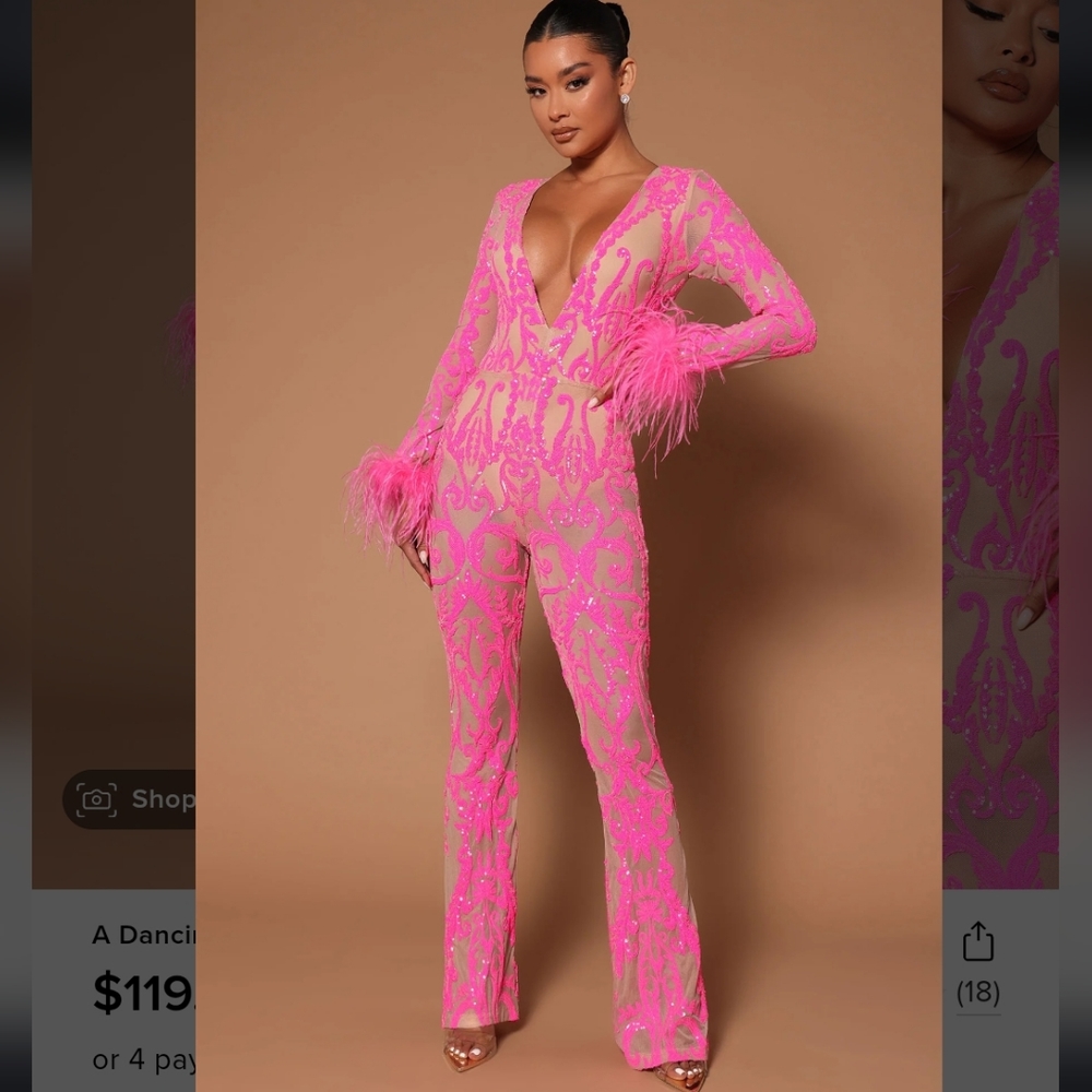 Sequin Jumpsuit Birthday Bachelorette